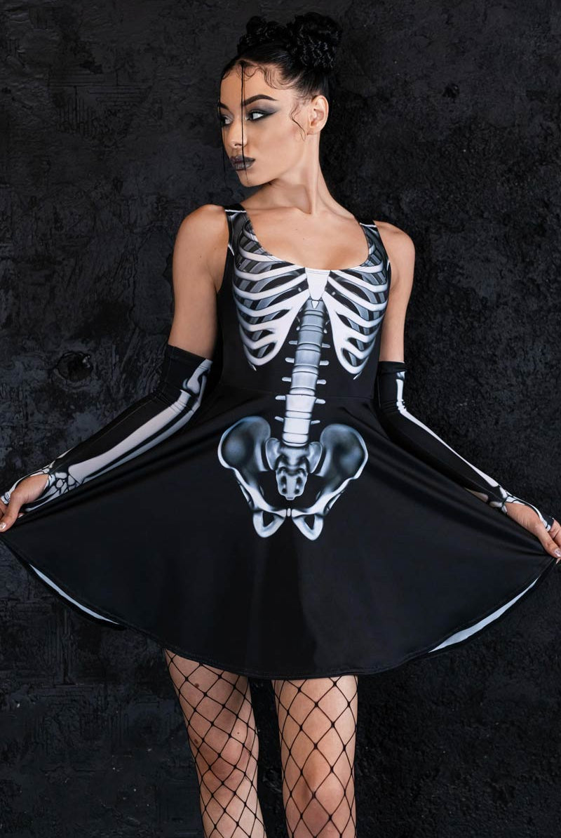 costume skater dress Bone Daddy Skater Dress- Costume, Cosplay L