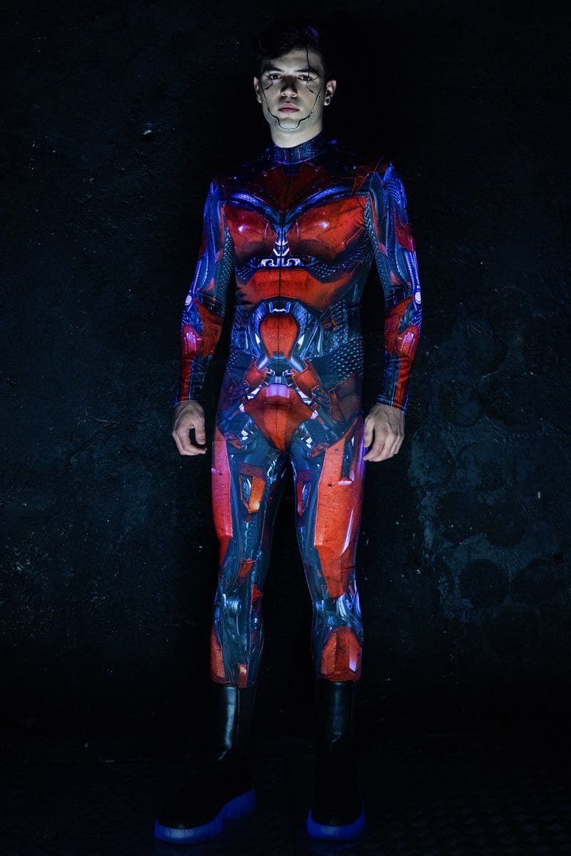 Red Iron Robot Costume