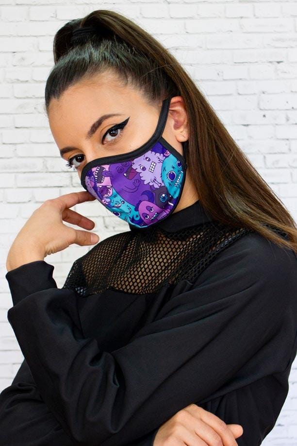 Goblins Reusable Face Mask Front View