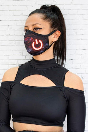 Smile Off Reusable Face Mask Left View