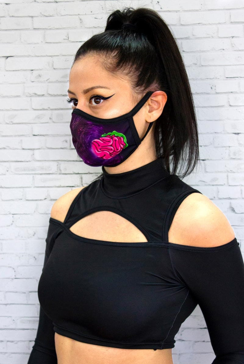 Warp Reusable Face Mask Left View