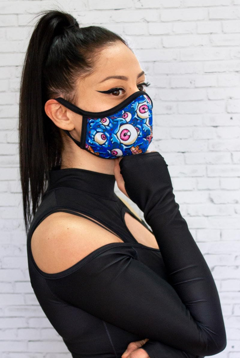 Eyes Cream Reusable Face Mask Left View