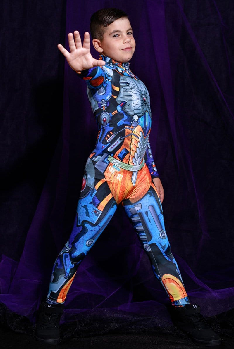 Robot Boy Costume Side View