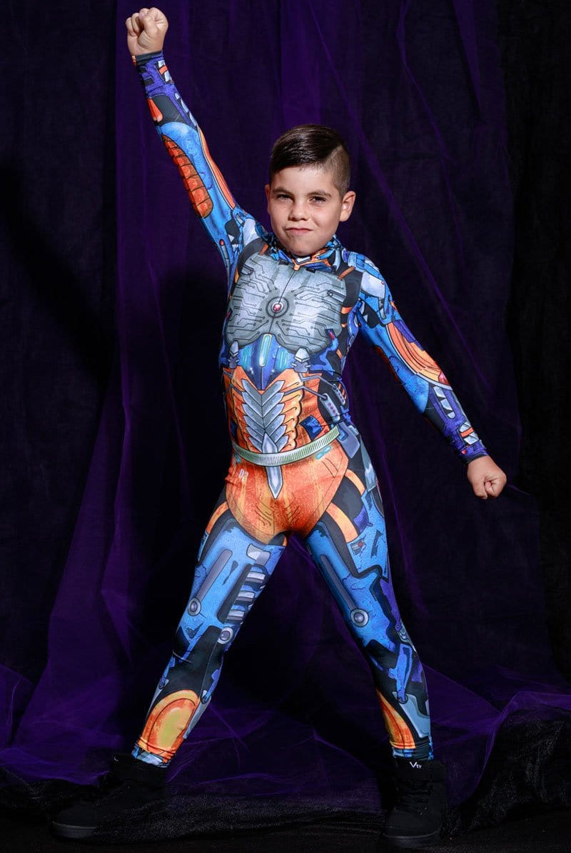 Robot Boy Costume Front View