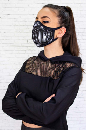 Samurai Reusable Face Mask Right View