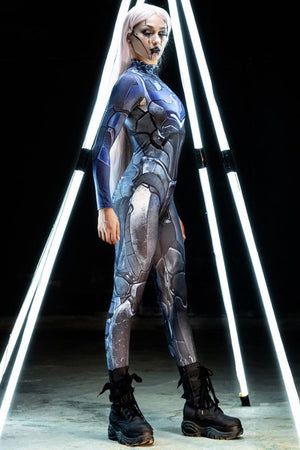 Titanium Armored Costume Side View
