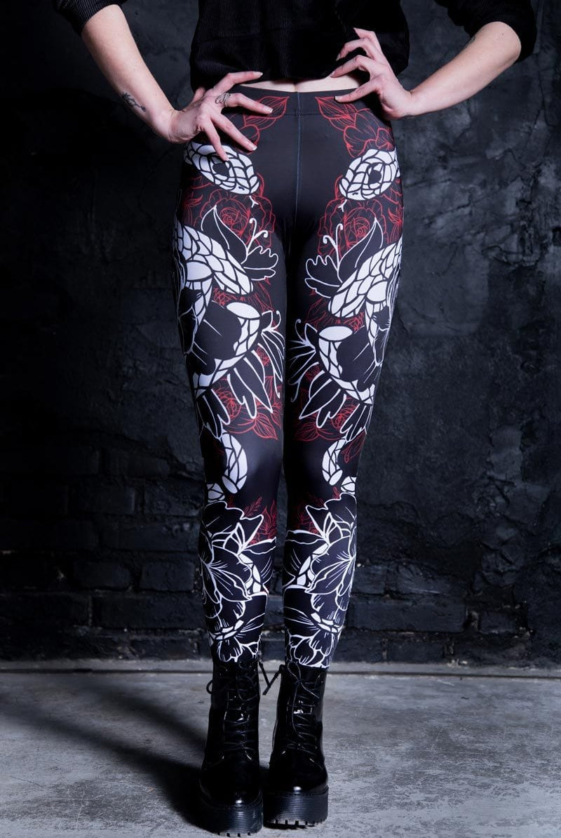 Serpent Princess Leggings Front View