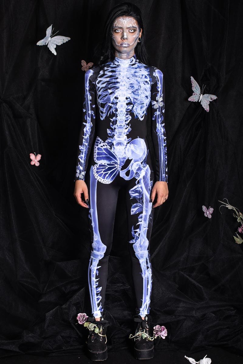 X-Ray Skeleton Costume Close View