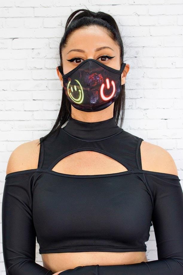 Smile Off Reusable Face Mask Front View