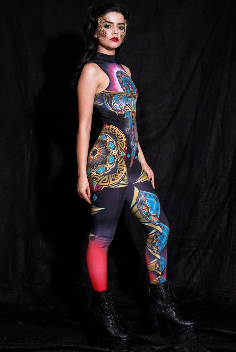 Sorceress Sleeveless Costume Side View