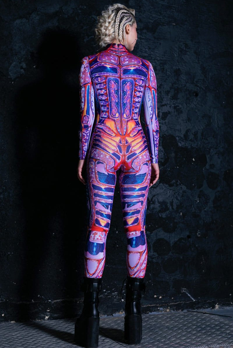 Space Girl Sci-fi Costume Back View