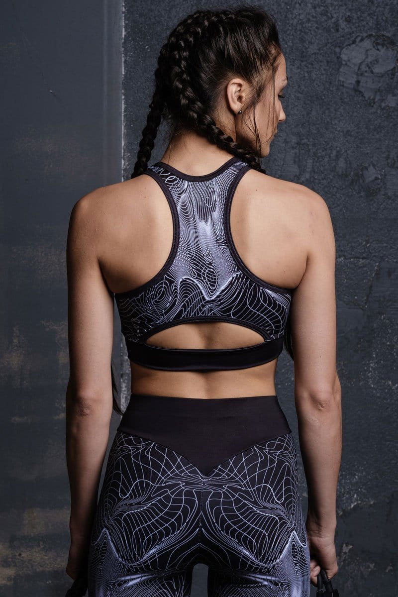 Space Time Training Bra Back View