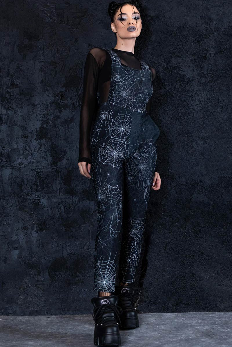 Spider Web Overalls Full View