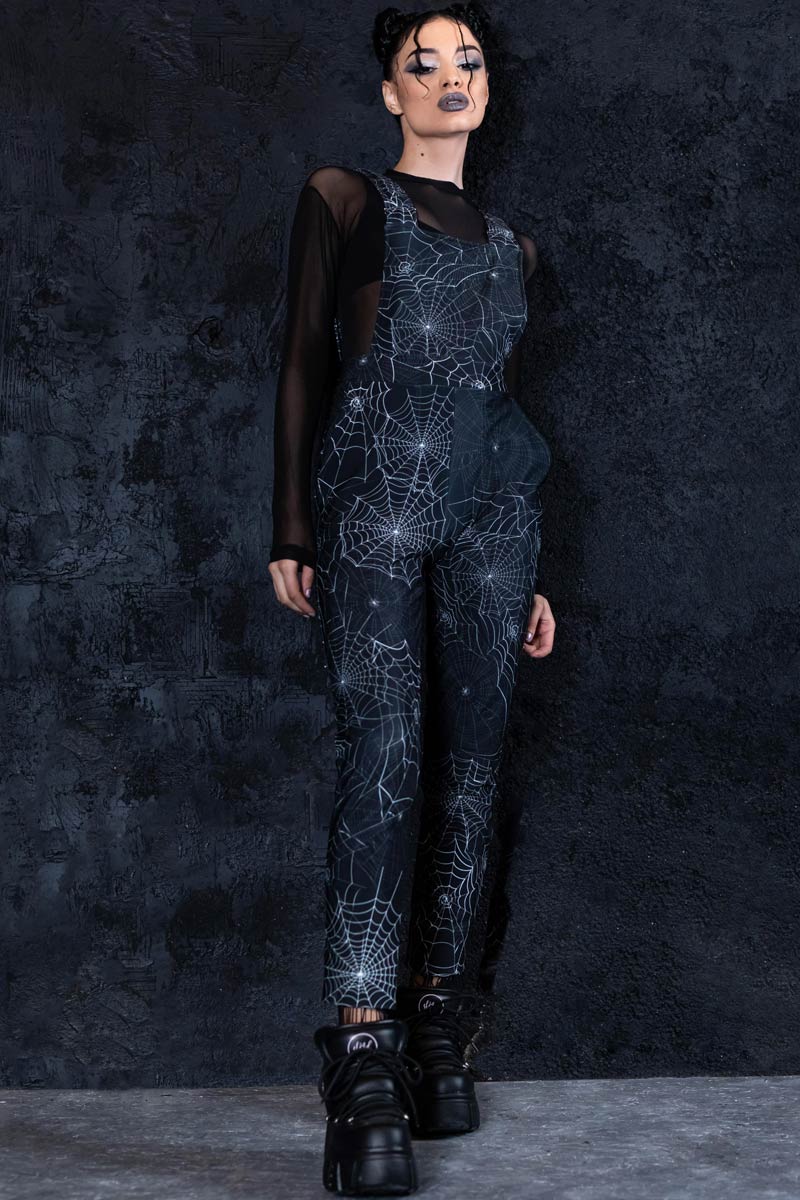 Spider Web Overalls Full View