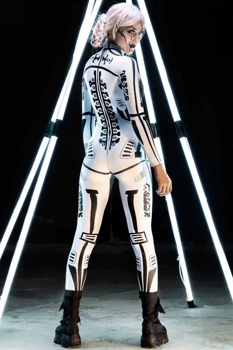 White Guardian Costume Side View