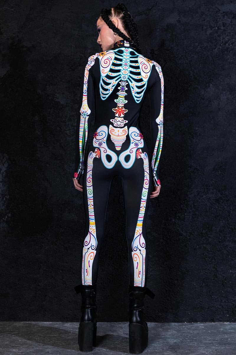 Sugar Skeleton Costume for Day of the Dead | Devil Walking
