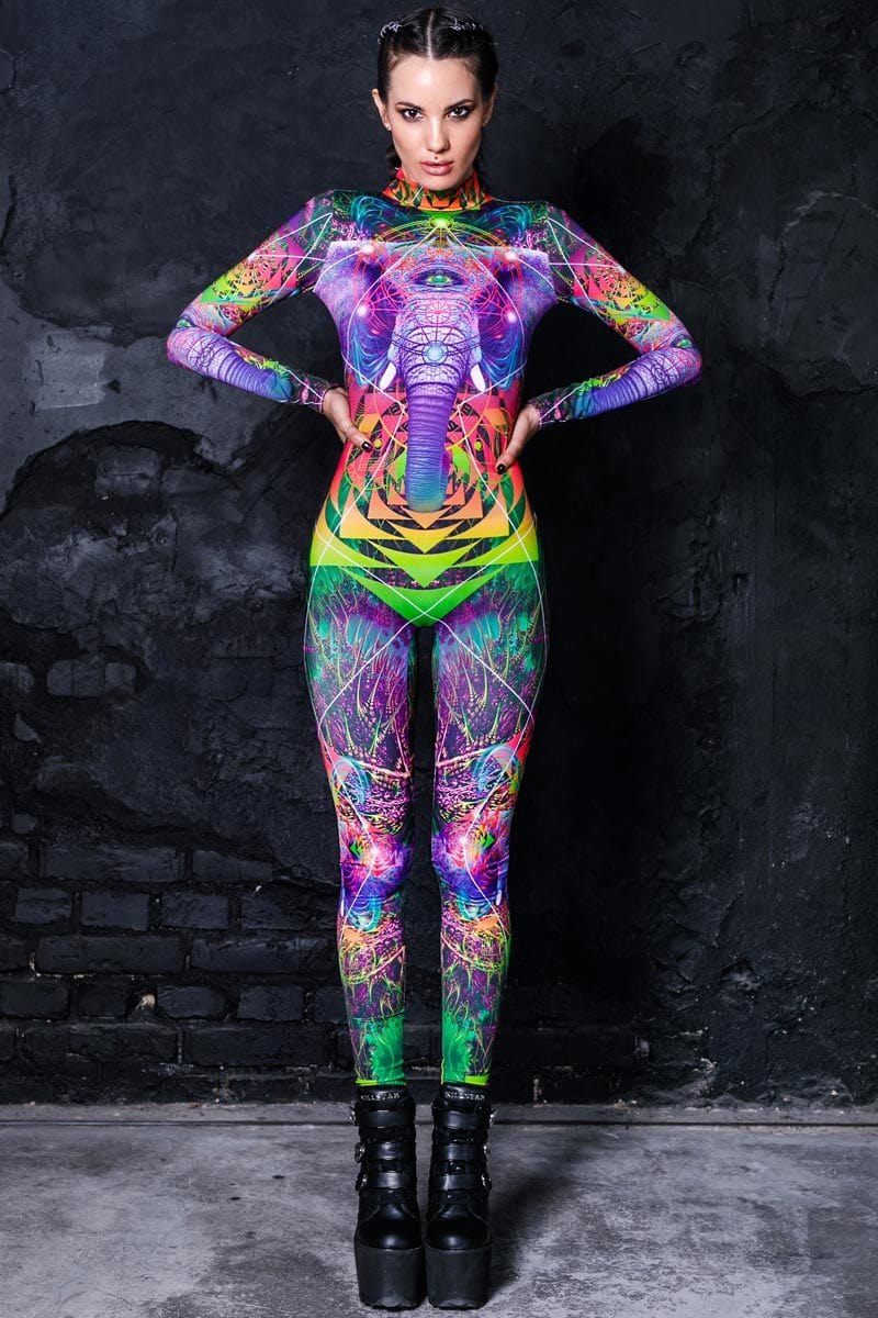 The Power of Ganesha Catsuit Front View