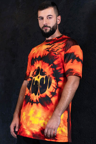 tie dye oversized t shirt men