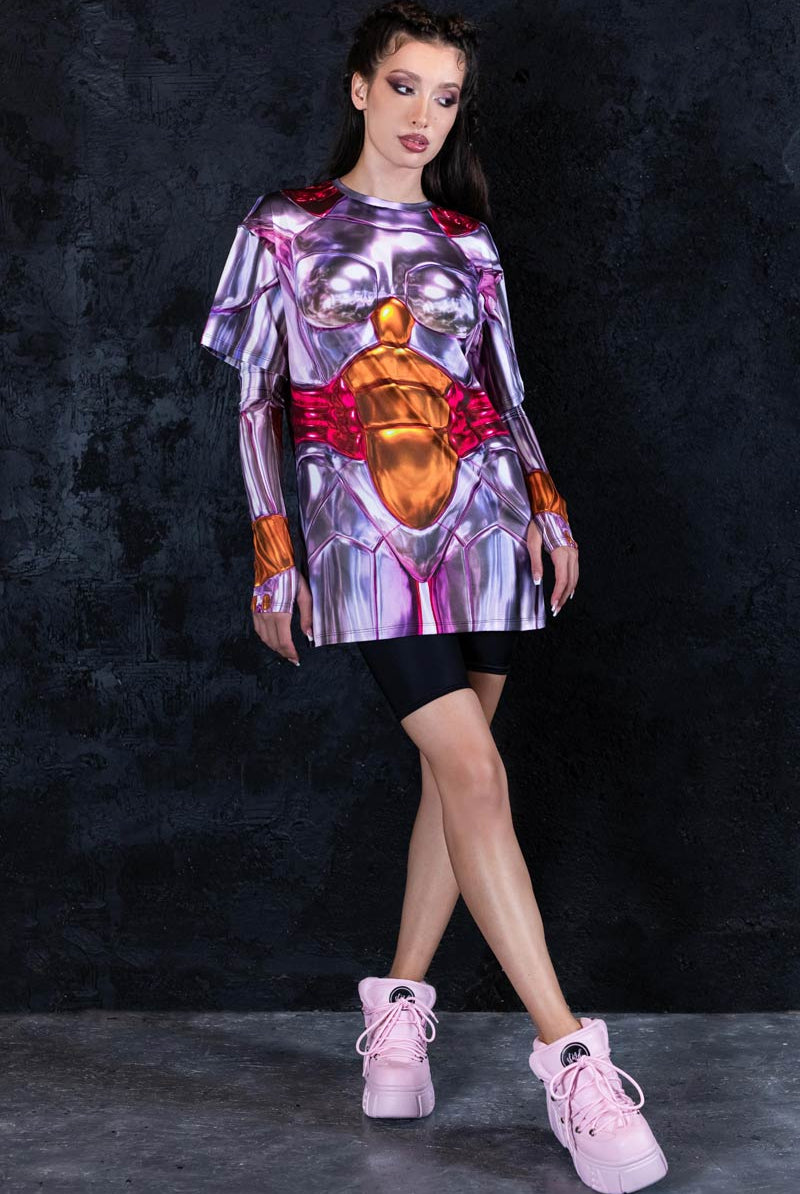 Titania Oversized Tee Dress Full View