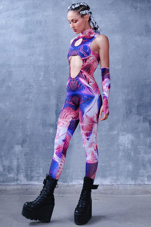 Wave Blast Cut Out Catsuit Side View