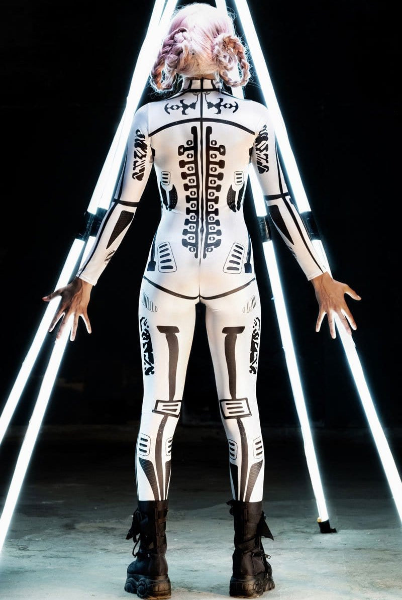 White Guardian Costume Back View