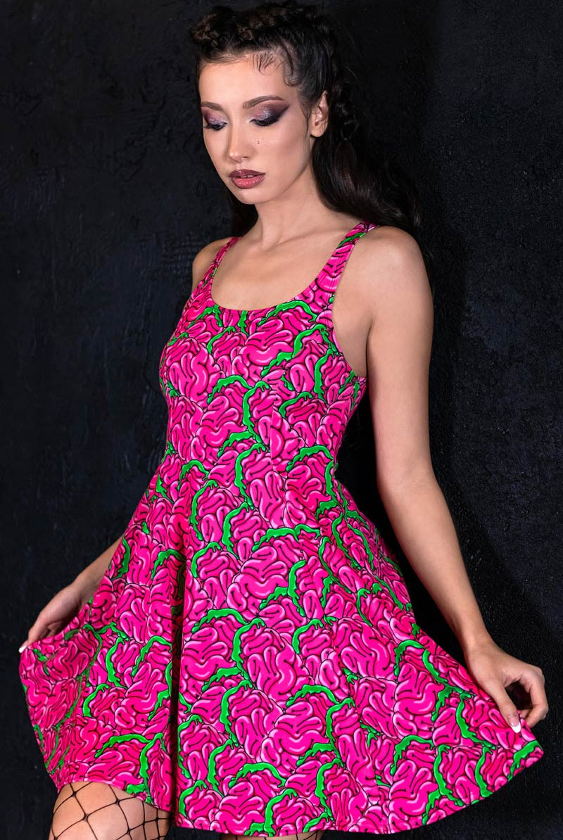 zombie skater dress Zombie Heads Skater Dress
