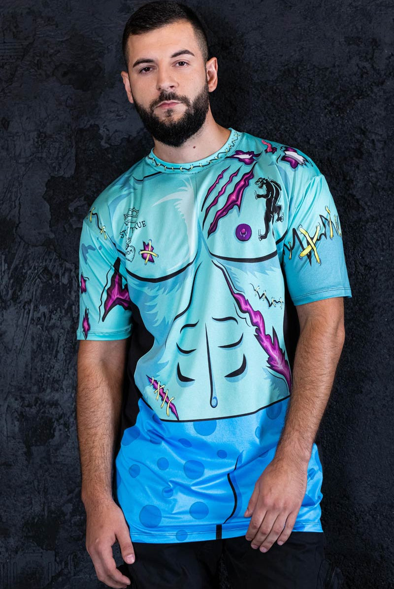 Zombie Dude Oversized Tee Close View